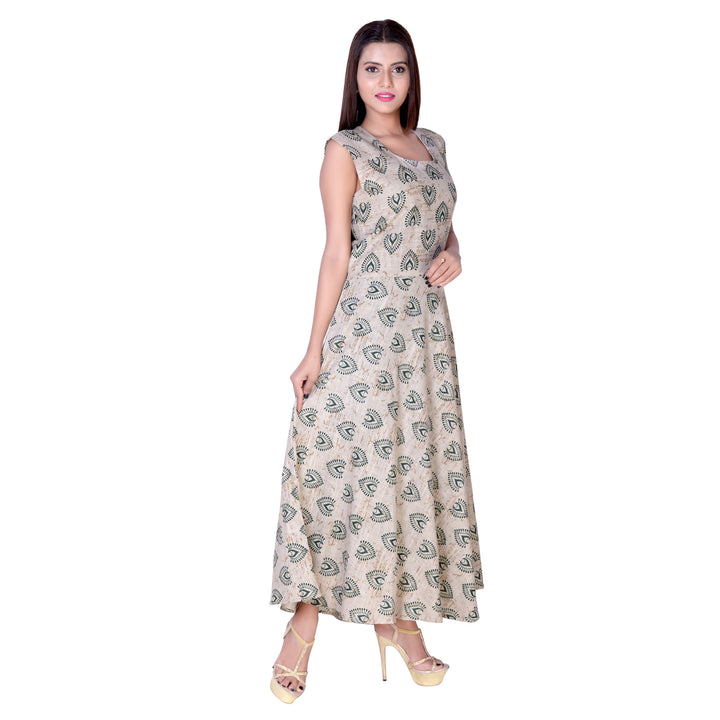 Traditional Green Rajasthani Buta Print